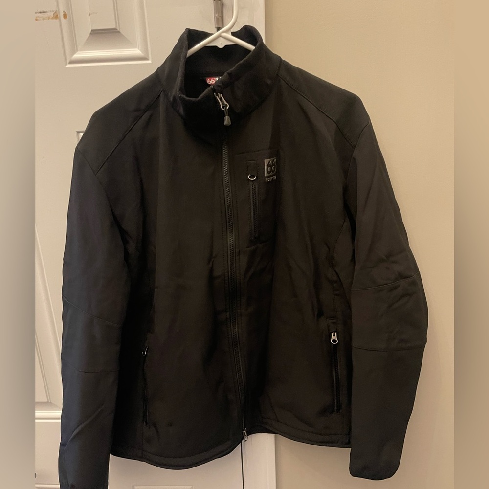 Women’s 66 North Iceland Heimaklettur Black Jacket. Size XXXL (US Size Large)